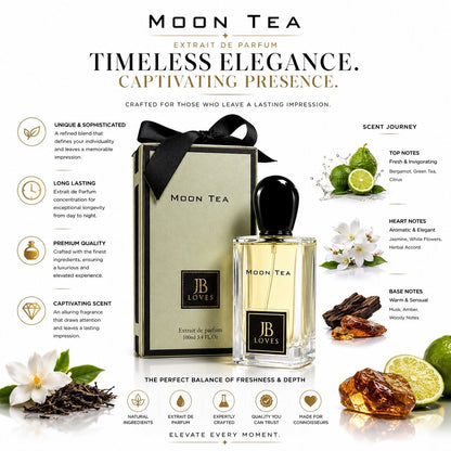 JB Loves Moon Tea Extrait De Parfum 100ml Unisex Eau de Parfum Fragrance - Lumi and Leo