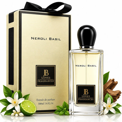 JB Loves Neroli Basil Extrait de Parfum 100ml 3.4oz Unisex Fragrance Spray - Lumi and Leo