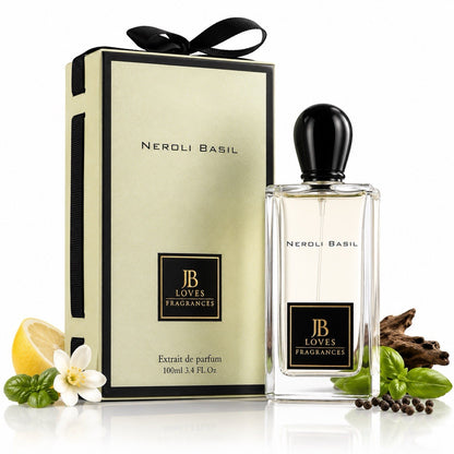 JB Loves Neroli Basil Extrait de Parfum 100ml 3.4oz Unisex Fragrance Spray - Lumi and Leo
