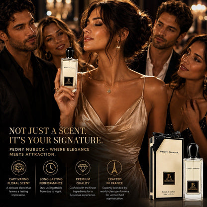 JB Loves Peony Nubuck Extrait de Parfum 100ml 3.4oz Unisex Fragrance Spray - Lumi and Leo