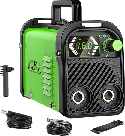 JZU MMA-160 Mini Stick Welder 110V IGBT ARC Inverter LCD Portable - Lumi and Leo