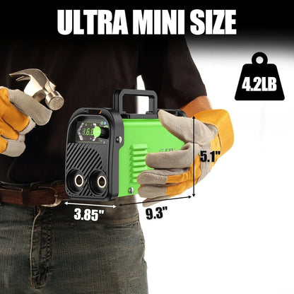JZU MMA-160 Mini Stick Welder 110V IGBT ARC Inverter LCD Portable - Lumi and Leo