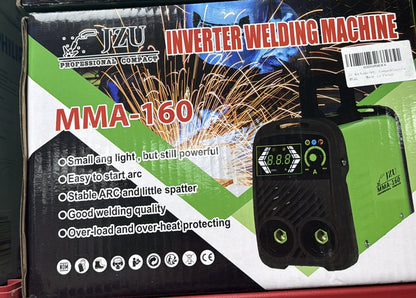 JZU MMA-160 Mini Stick Welder 110V IGBT ARC Inverter LCD Portable - Lumi and Leo
