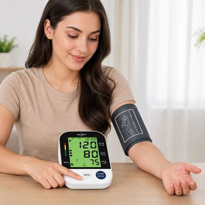 Jejesweet Arm Blood Pressure Monitor BSX553 LCD BP Machine USB-C New Sealed - Lumi and Leo