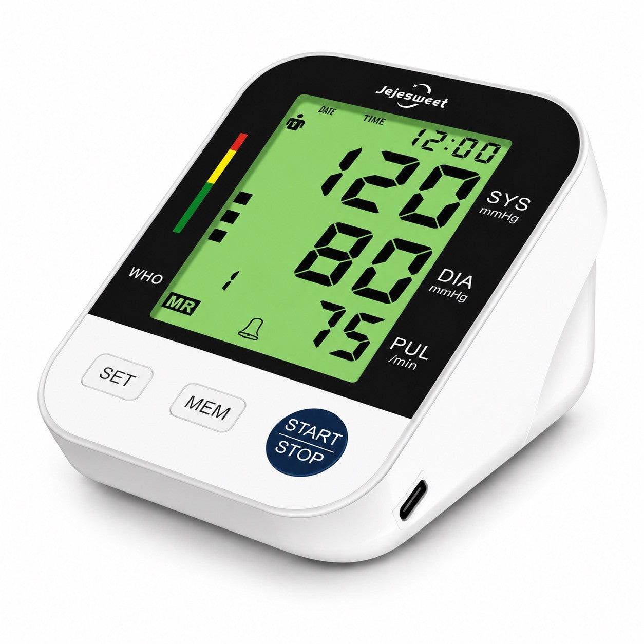Jejesweet Arm Blood Pressure Monitor BSX553 LCD BP Machine USB-C New Sealed - Lumi and Leo