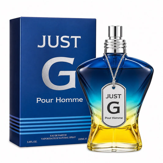 Just G Pour Homme Eau de Parfum 100ml Men's Cologne Long Lasting Fragrance Gift - Lumi and Leo