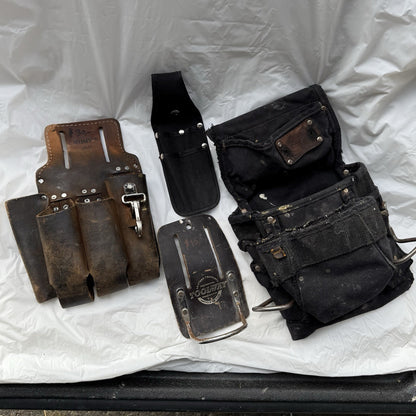 Kuny’s Leather Tool Pouch Set + Hooker Roofing Bracket & Utility Pouches - $75 - Lumi and Leo