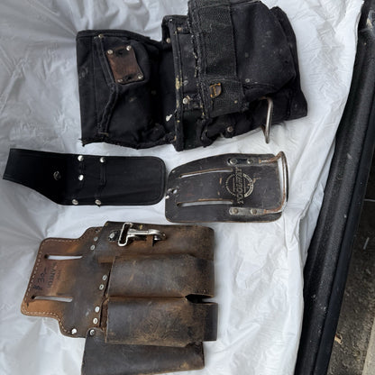 Kuny’s Leather Tool Pouch Set + Hooker Roofing Bracket & Utility Pouches - $75 - Lumi and Leo