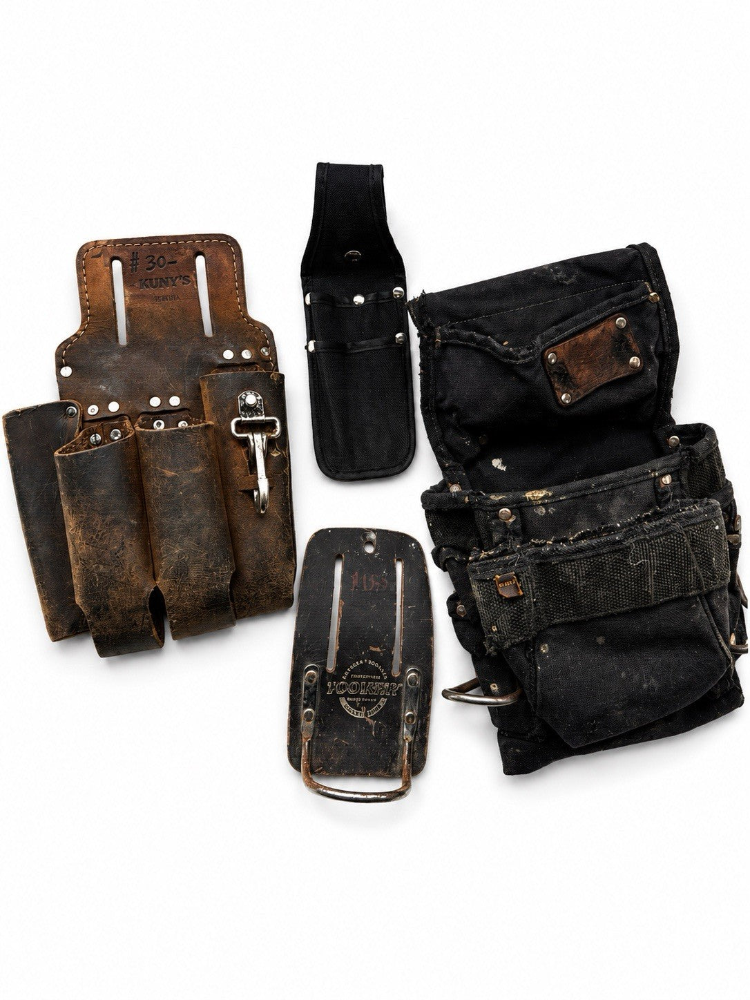 Kuny’s Leather Tool Pouch Set + Hooker Roofing Bracket & Utility Pouches - $75 - Lumi and Leo