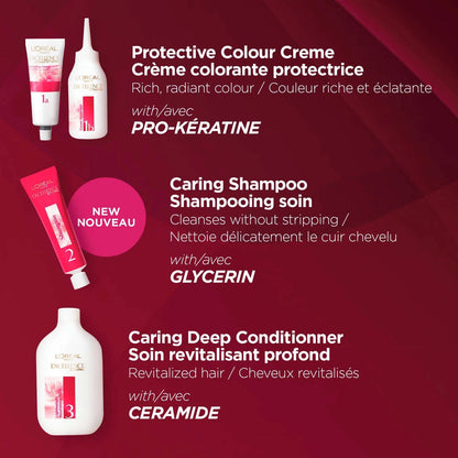 L'Oréal Excellence Creme 3UA Ultra Ash Natural Black Hair Color - Lumi and Leo