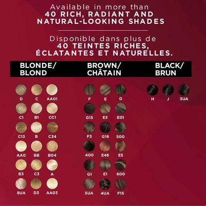 L'Oréal Excellence Creme 3UA Ultra Ash Natural Black Hair Color - Lumi and Leo