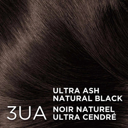 L'Oréal Excellence Creme 3UA Ultra Ash Natural Black Hair Color - Lumi and Leo