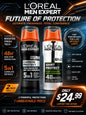 L'Oréal Men Expert 2-Pack Carbon Protect & Shirt Protect Spray 150ml NEW - Lumi and Leo