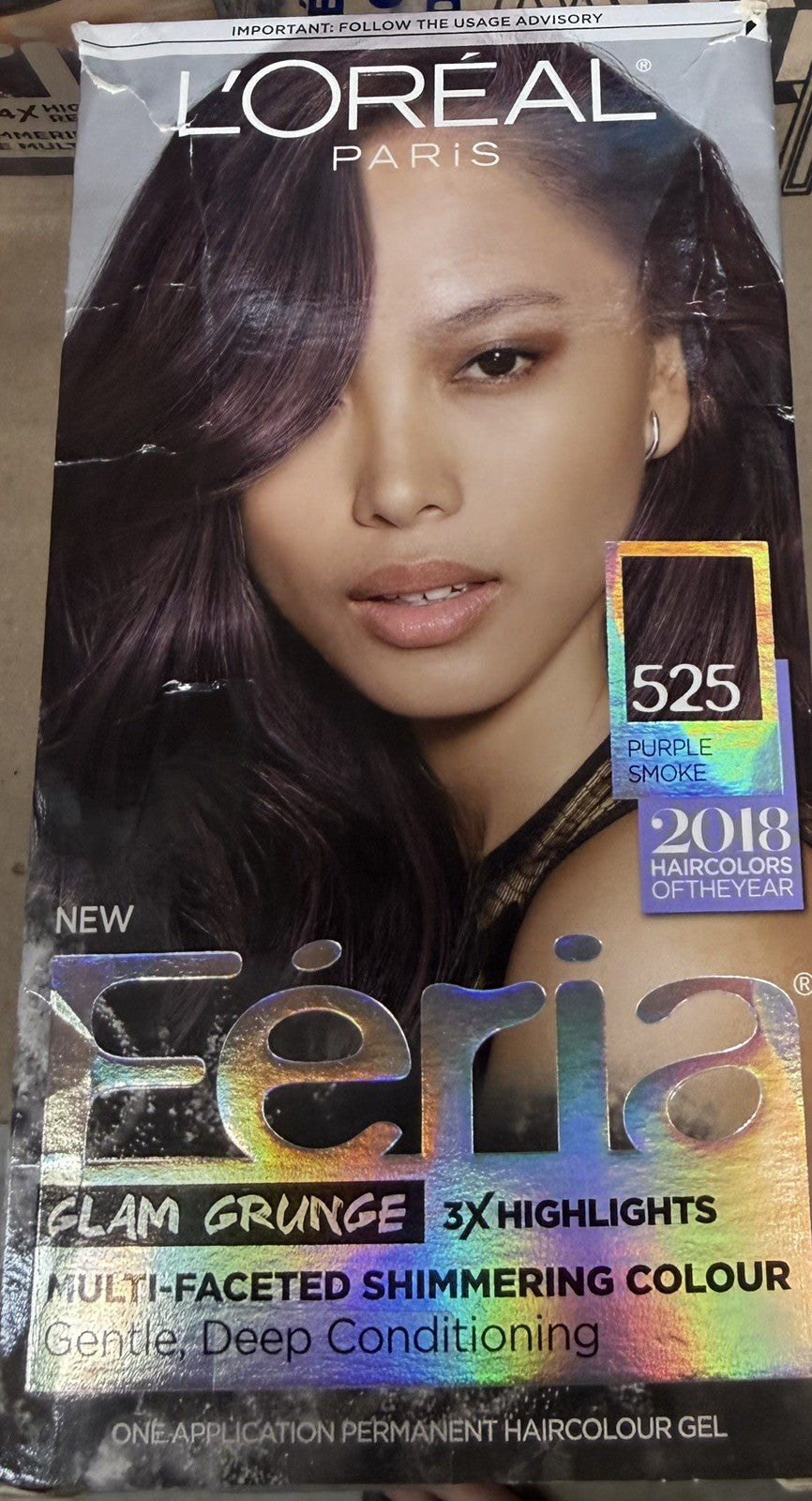 L'Oréal Paris Feria 525 Tropical Teal Permanent Hair Color Dye 2 Pack