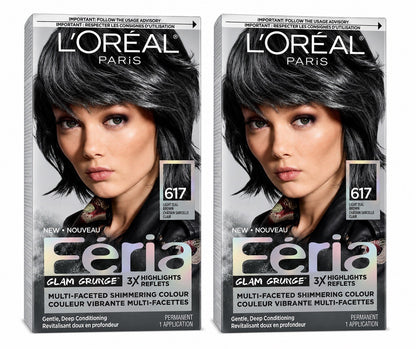 L'Oréal Paris Feria 617 Tropical Teal Permanent Hair Color Dye 2 Pack - Lumi and Leo