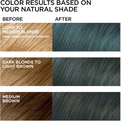 L'Oréal Paris Feria 617 Tropical Teal Permanent Hair Color Dye 2 Pack - Lumi and Leo