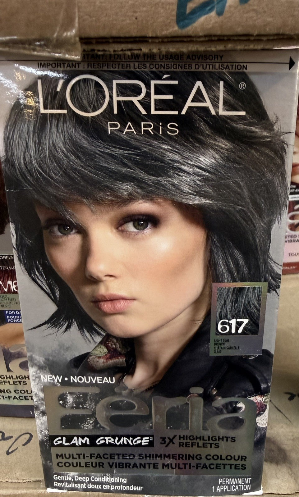 L'Oréal Paris Feria 617 Tropical Teal Permanent Hair Color Dye 2 Pack - Lumi and Leo