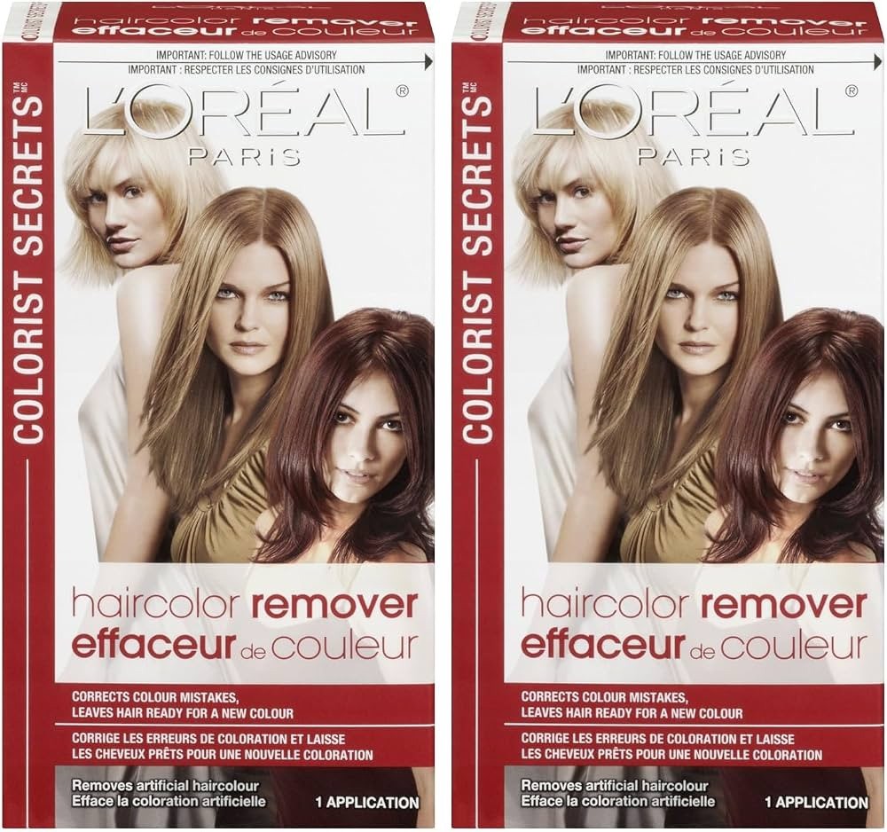 L'Oreal Paris Colorist Secrets Haircolor Remover (Pack of 2)
