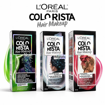 L'Oreal Paris Colorista Hair Makeup 1-Day Temporary Color 30ml 3 Pack - Lumi and Leo