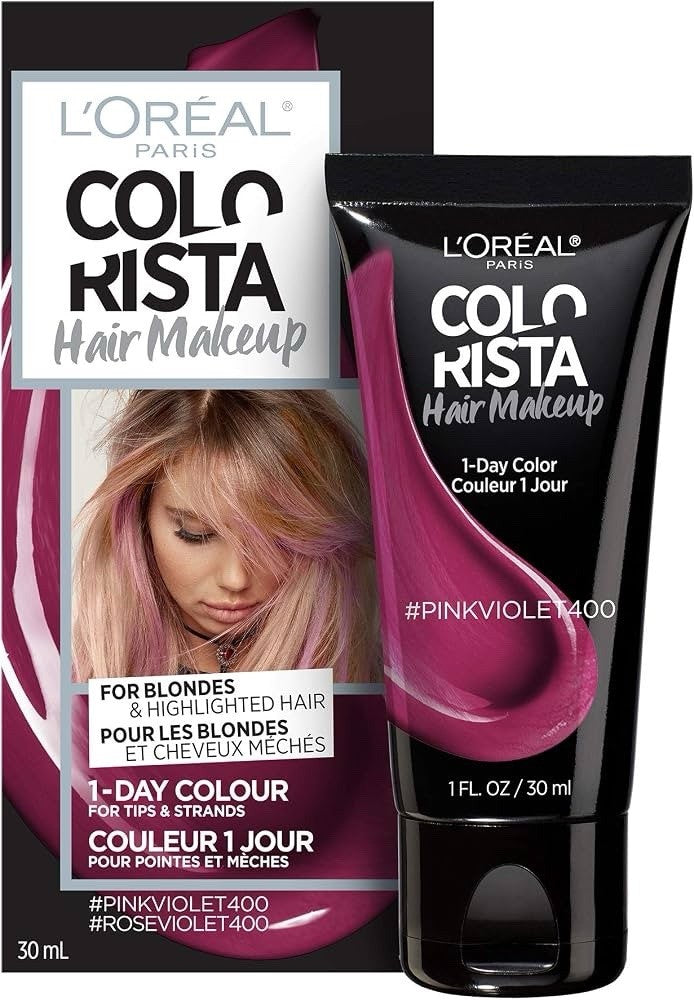L'Oreal Paris Colorista Hair Makeup 1-Day Temporary Color 30ml 3 Pack