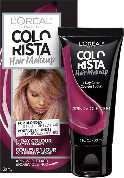L'Oreal Paris Colorista Hair Makeup 1-Day Temporary Color 30ml 3 Pack - Lumi and Leo