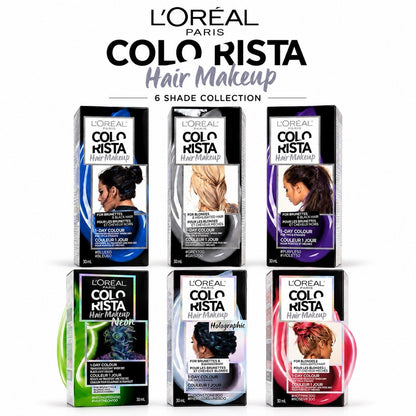 L'Oreal Paris Colorista Hair Makeup 1-Day Temporary Color 30ml 6 Pack - Lumi and Leo