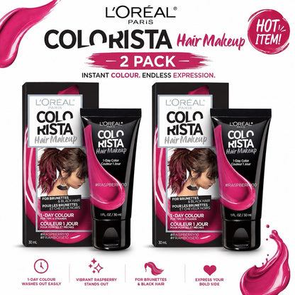 L'Oreal Paris Colorista Hair Makeup 1-Day Temporary Colour 30ml 2 Pack - Lumi and Leo