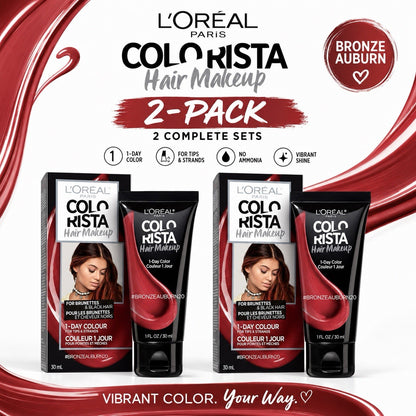 L'Oreal Paris Colorista Hair Makeup 1-Day Temporary Colour 30ml 2 Pack - Lumi and Leo