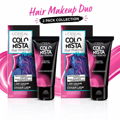 L'Oreal Paris Colorista Hair Makeup 1-Day Temporary Colour 30ml 2 Pack - Lumi and Leo
