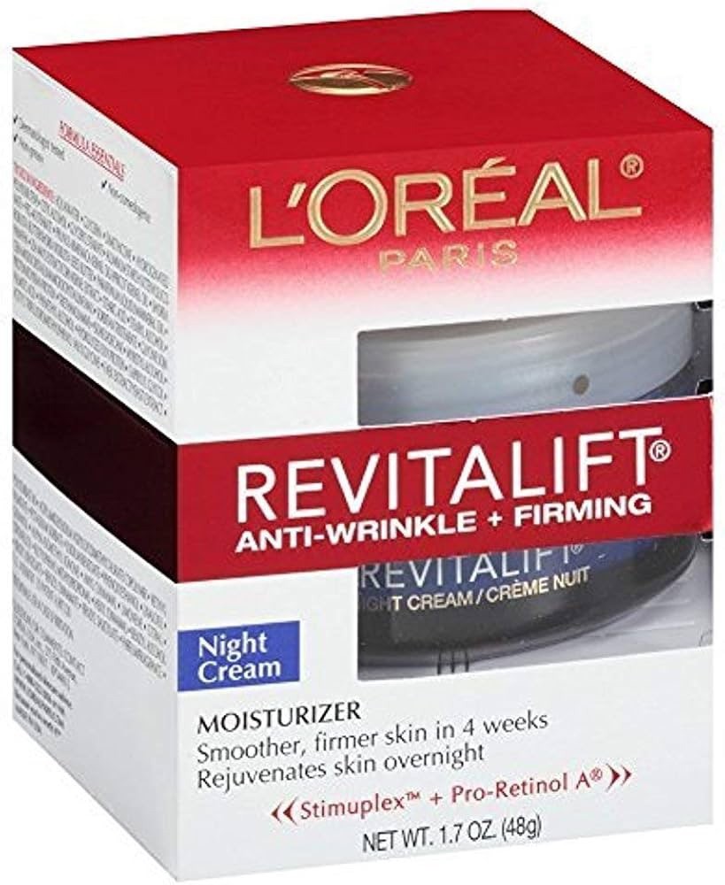 L'Oreal Paris Revitalift Anti-Wrinkle + Firming Night Cream 1.7oz
