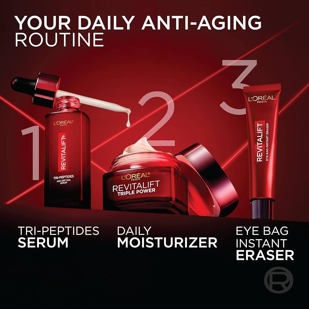 L'Oreal Revitalift Triple Power Anti-Aging Moisturizer ~ Trial Size 0.5 OZ - Lumi and Leo