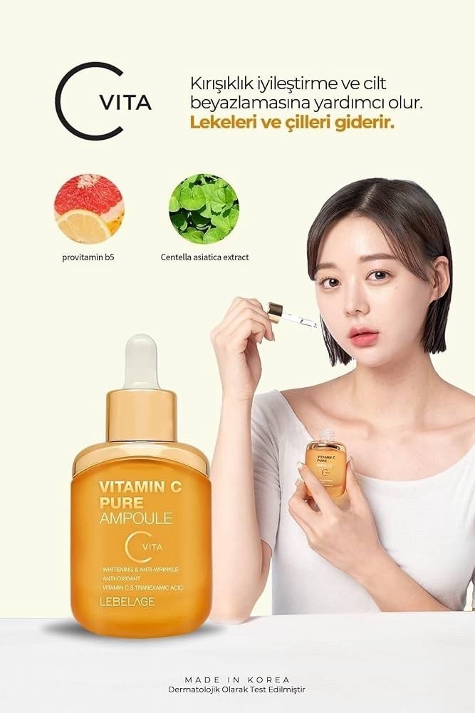 LEBELAGE Vitamin C Pure Ampoule 35ml Face Serum Made in Korea 3 Pack - Lumi and Leo