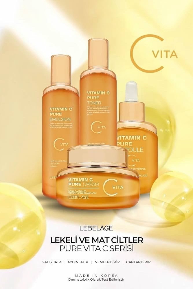 LEBELAGE Vitamin C Pure Ampoule 35ml Face Serum Made in Korea 3 Pack - Lumi and Leo