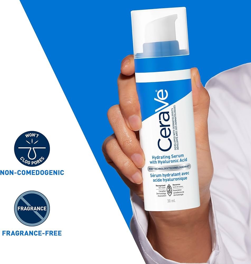 LOT OF 2 Cerave Hydrating Hyaluronic Acid Face Serum - 1oz/30ml - Lumi and Leo