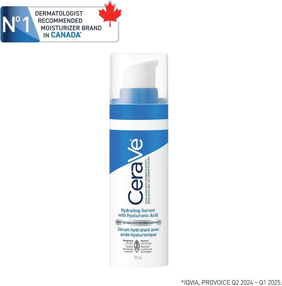 LOT OF 2 Cerave Hydrating Hyaluronic Acid Face Serum - 1oz/30ml