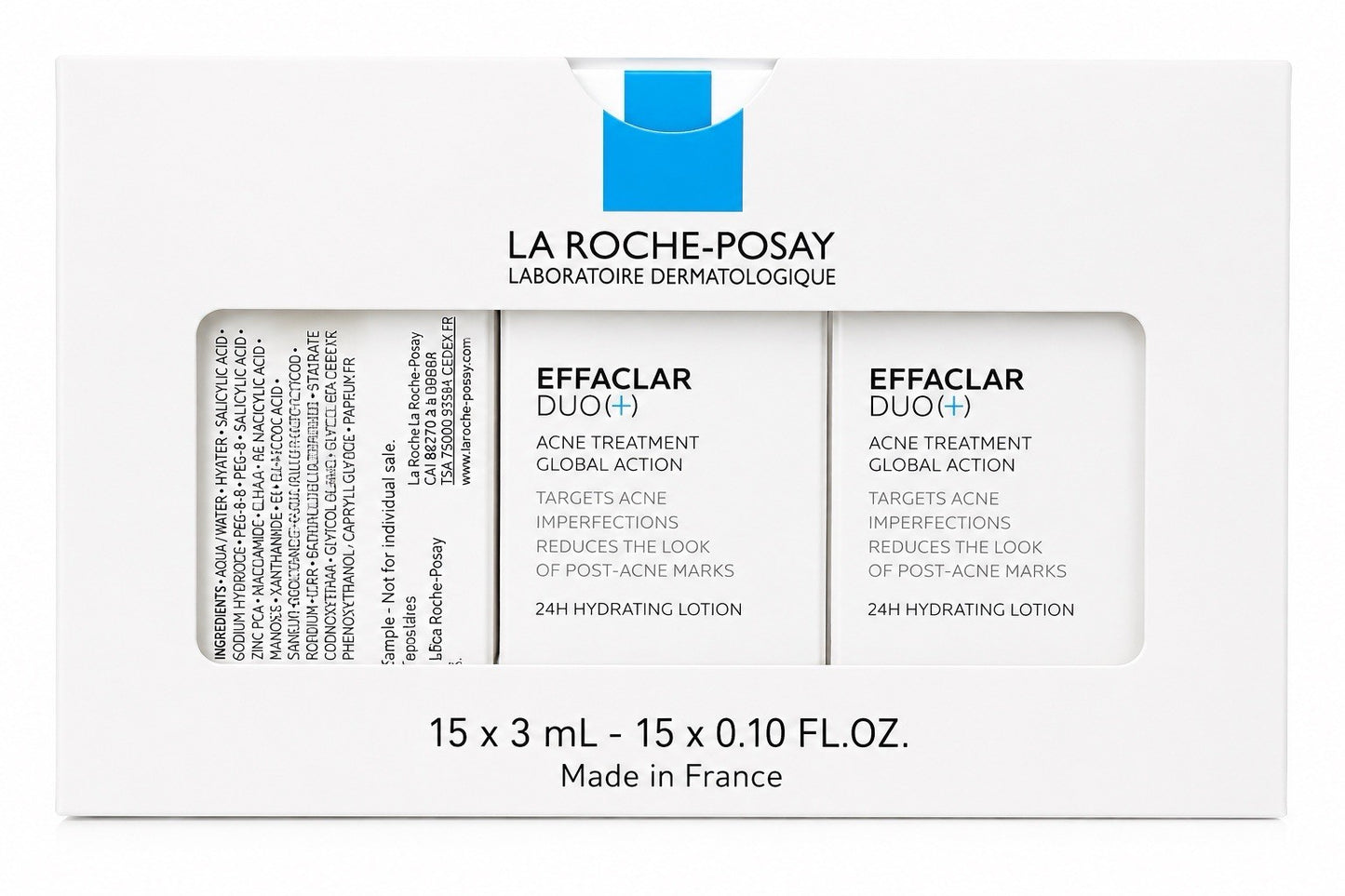 La Roche-Posay Effaclar Duo+ Acne Treatment 15 x 3mL Sample Pack 45mL - Lumi and Leo