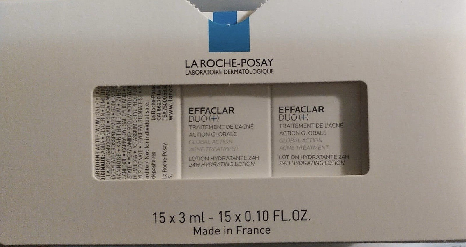 La Roche-Posay Effaclar Duo+ Acne Treatment 15 x 3mL Sample Pack 45mL