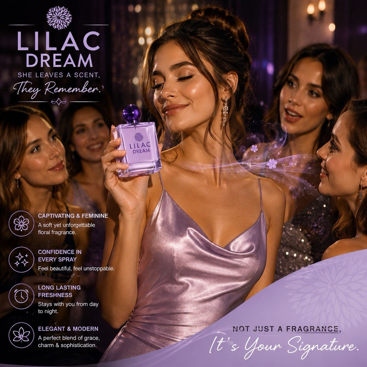 Lilac Dream Eau De Parfum EDP Spray for Women 100ml 3.4 fl oz New