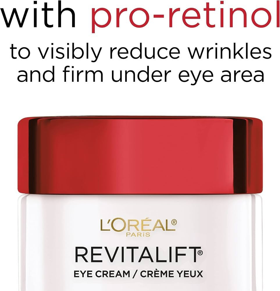 Loreal Paris Eye Revitalift Anti-Wrinkle + Firming Eye Cream 0.5 OZ - NEW IN BOX