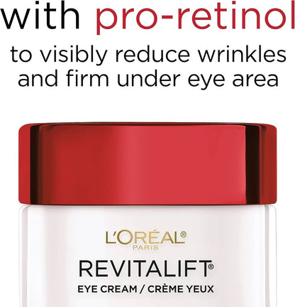 Loreal Paris Eye Revitalift Anti-Wrinkle + Firming Eye Cream 0.5 OZ - NEW IN BOX - Lumi and Leo