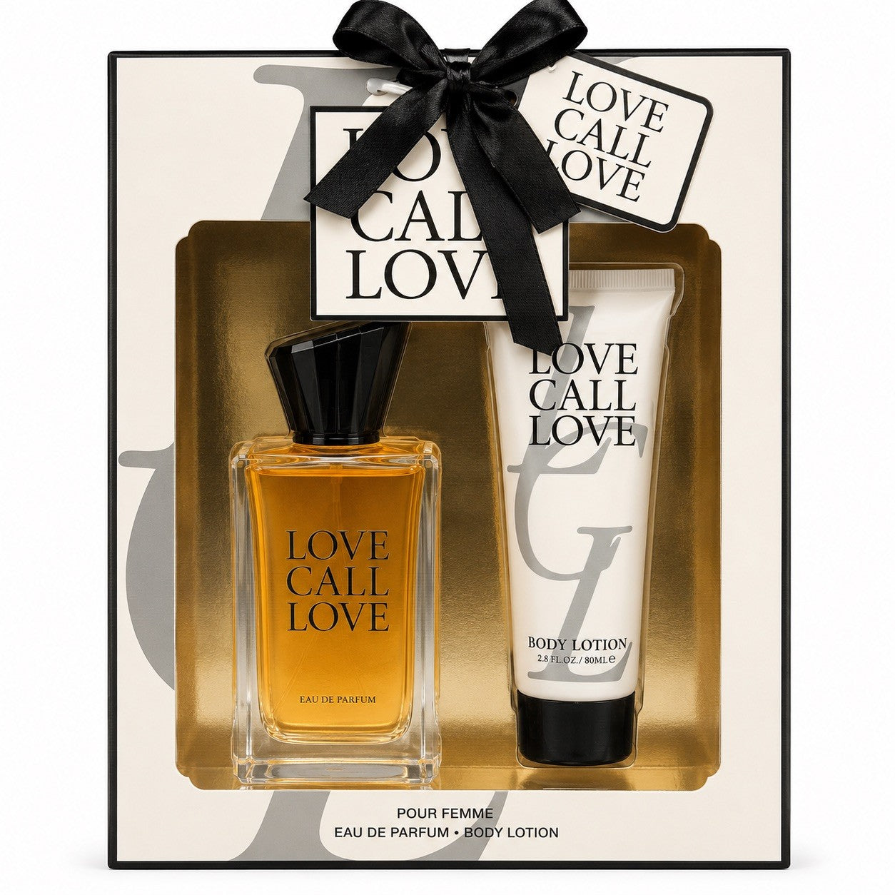 Love Call Love Women’s Perfume Gift Set EDP & Body Lotion - Lumi and Leo