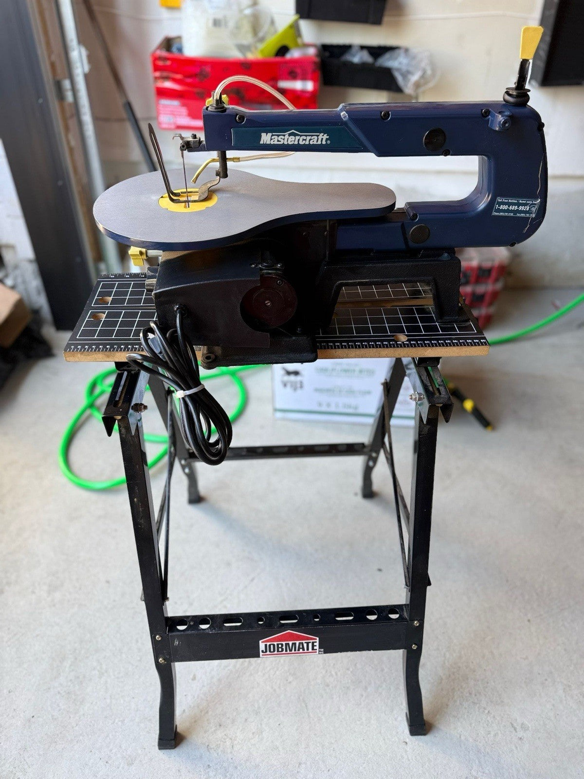 MASTERCRAFT 16” SCROLL SAW + JOBMATE STAND - Lumi and Leo