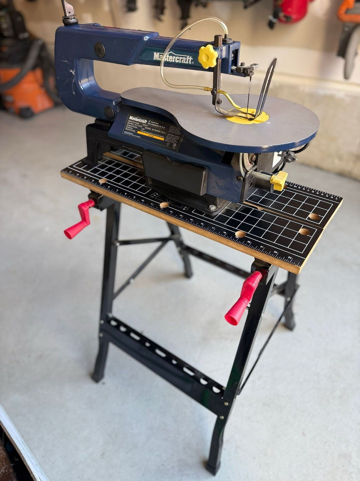 MASTERCRAFT 16” SCROLL SAW + JOBMATE STAND