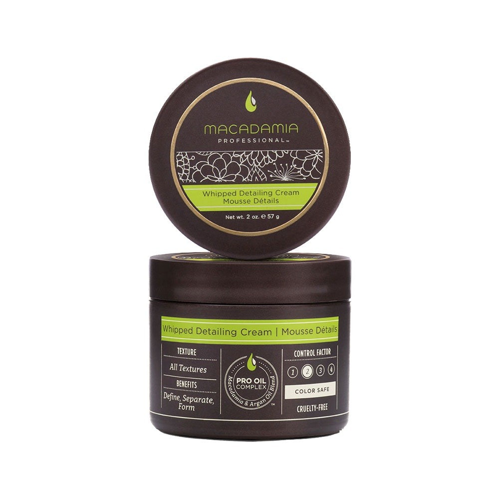 Macadamia Professional Whipped Detailing Cream 2oz Hair Styling Cream 2 Pack