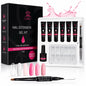 Makartt Nail Extension Gel Kit Poly Gel Starter Set with Tips & Base Gel - Lumi and Leo