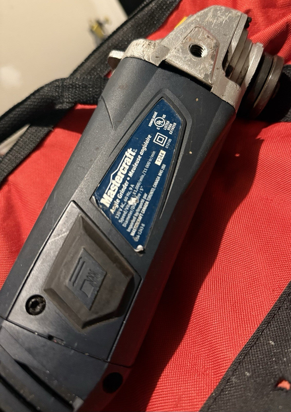 Mastercraft 4-1/2” Angle Grinder – Heavy Duty Corded Tool - Lumi and Leo