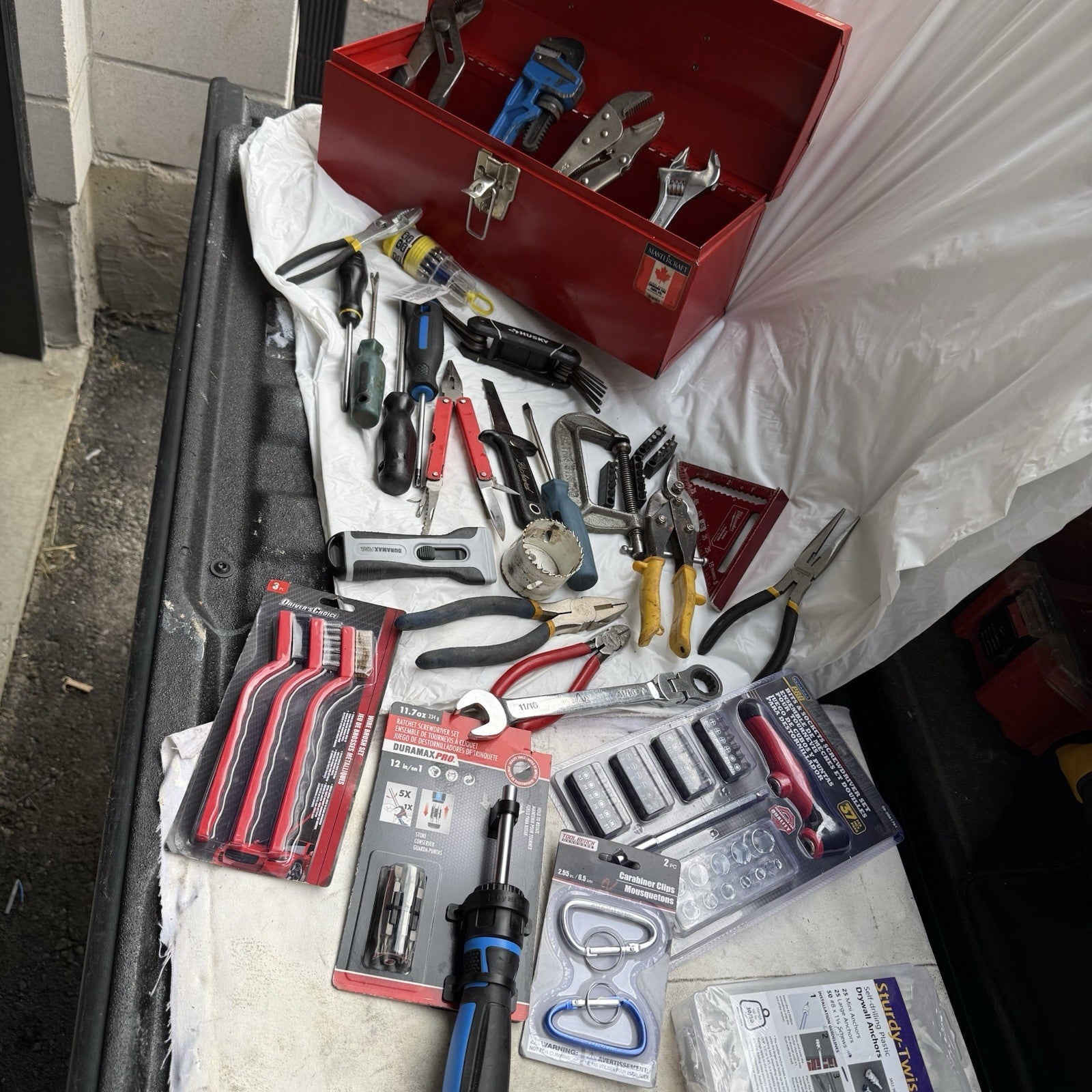 Mastercraft Toolbox Loaded with Hand Tools & New Accessories - $150 🔥