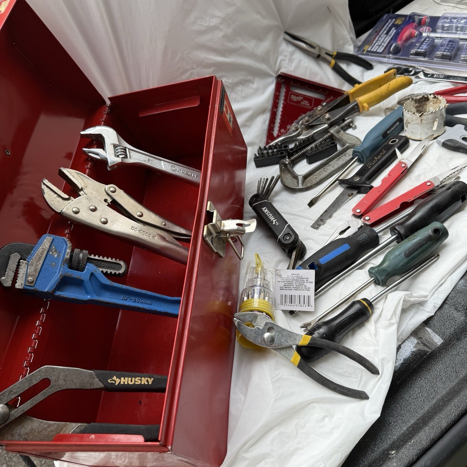 Mastercraft Toolbox Loaded with Hand Tools & New Accessories - $150 🔥