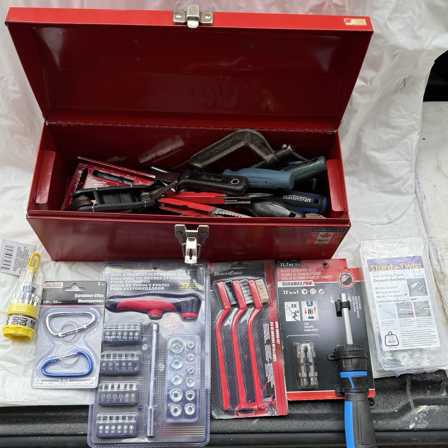Mastercraft Toolbox Loaded with Hand Tools & New Accessories - $150 🔥 - Lumi and Leo