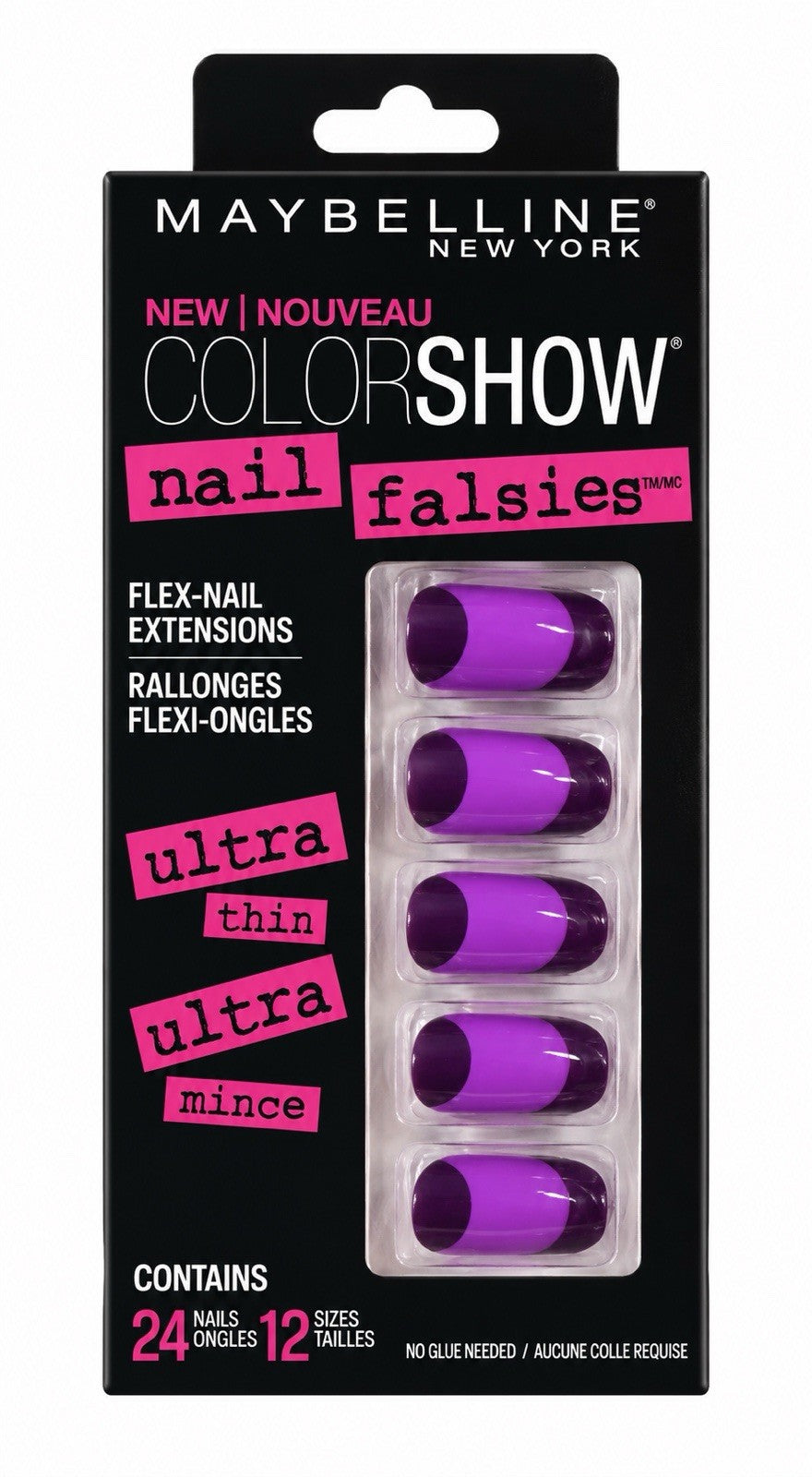 Maybelline Color Show Nail Falsies Press-On Nails 7 Pack Bundle 7 Styles New - Lumi and Leo